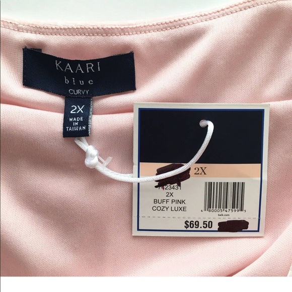 (SOLD) Baby pink KAARI BLUE blouse 2x - Picture 7 of 8